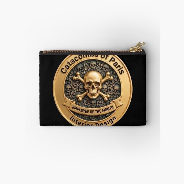 Item preview, Catacombs of Paris Interior Design - Employee of the Month Fake Badge designed and sold by RogueSquirrels.