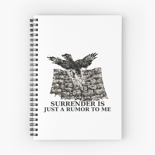Item preview, Japanese Falcon Shirt - Surrender Is A Rumor - Warrior Hawk T-Shirt designed and sold by yassine elhaidi.