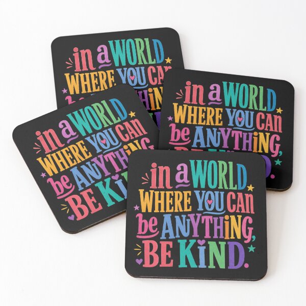 Item preview, Be Kind Rainbow Quote designed and sold by bernicepgossc.