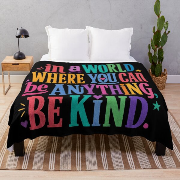 Item preview, Be Kind Rainbow Quote designed and sold by bernicepgossc.