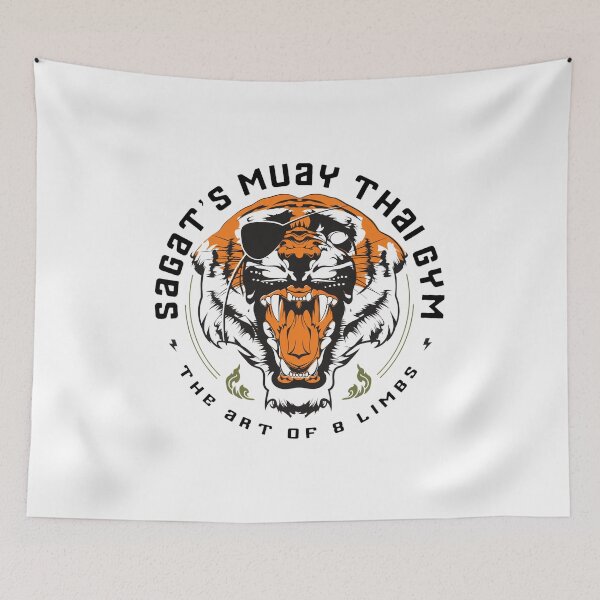 Item preview, Sagat Muay Thai Gym Tiger King Design designed and sold by JESSICATANLEY.