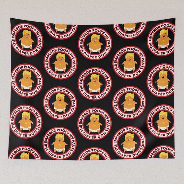 Item preview, The Emperor Poops His Pants - Diaper Don - Anti Trump designed and sold by Bayle-ighHu.
