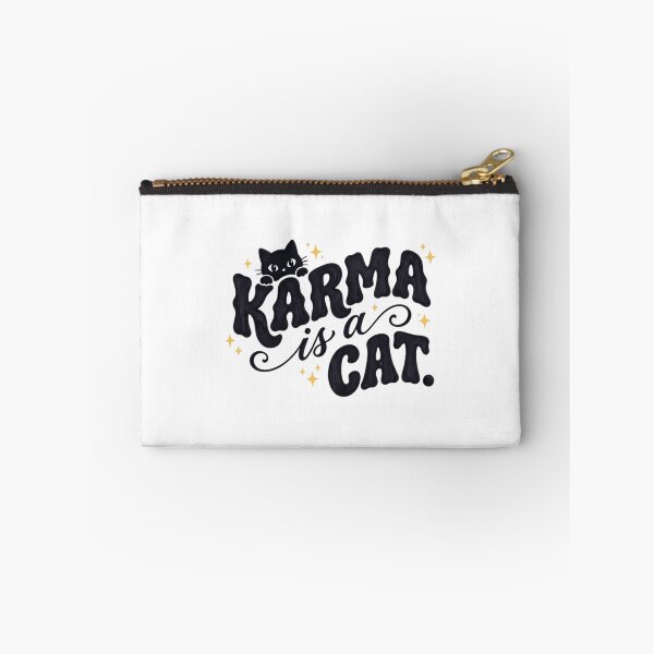 Item preview, Karma Is Cat Cute Doodle - Stickers Phone Cases designed and sold by mariyafindleys.