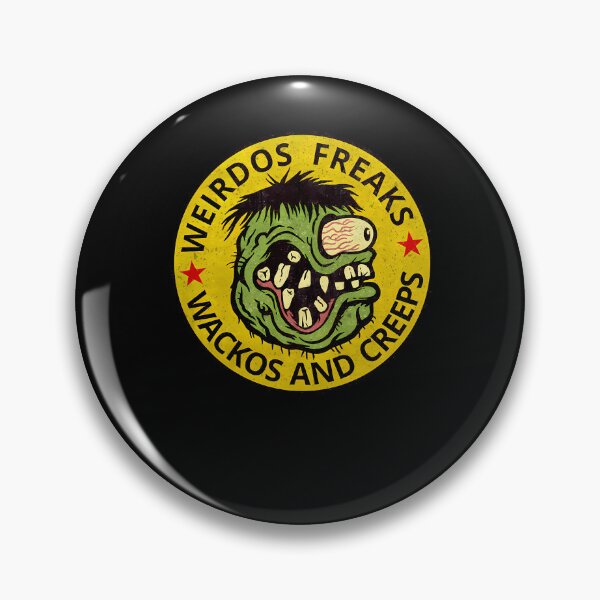 Item preview, Weirdos Freaks Wackos And Creeps Emblem For Introverts designed and sold by DavidGibbs32.