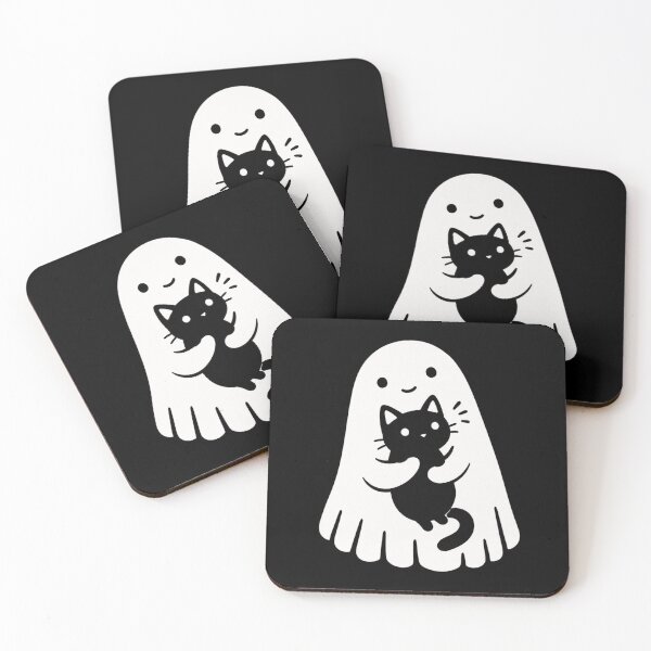 Item preview, Ghost Cat Cute Halloween designed and sold by BethanyAguirre.