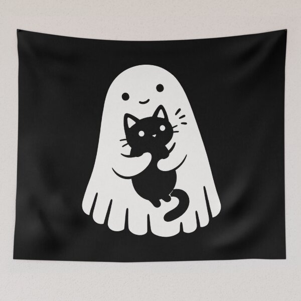 Item preview, Ghost Cat Cute Halloween designed and sold by BethanyAguirre.