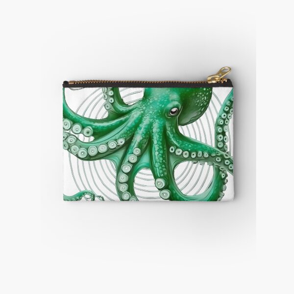 Item preview, emerald octopus designed and sold by PhiloDoh.