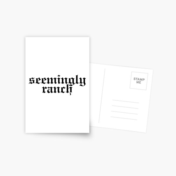 Item preview, Meme Seemingly Ranch Design In Rep Font designed and sold by mariyafindleys.
