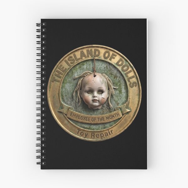 Item preview, The Island of Dolls Toy Repair - Employee of the Month Fake Badge designed and sold by RogueSquirrels.