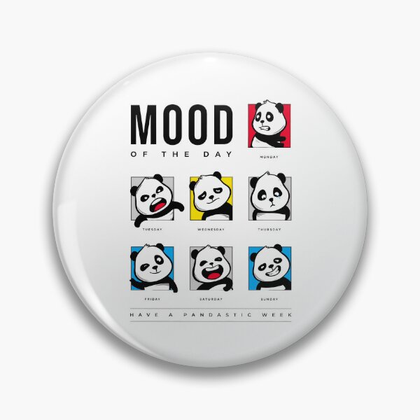 Item preview, Panda Mood of The Day Week Humor designed and sold by eholycross.