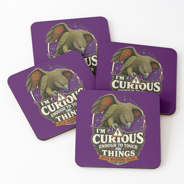 Item preview, Kea - I'm Curious Enough To Touch The Things With Warning Signs designed and sold by Max Store.