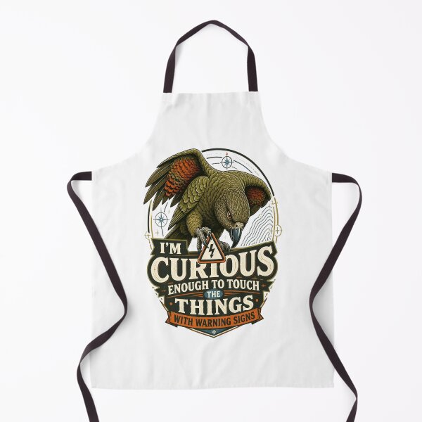 Item preview, Kea - I'm Curious Enough To Touch The Things With Warning Signs designed and sold by Max Store.