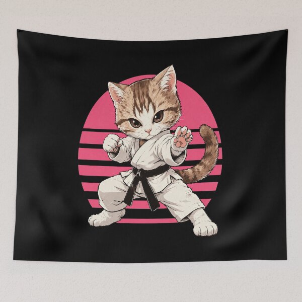 Item preview, Karate Cat Cute designed and sold by BostickirisArts.