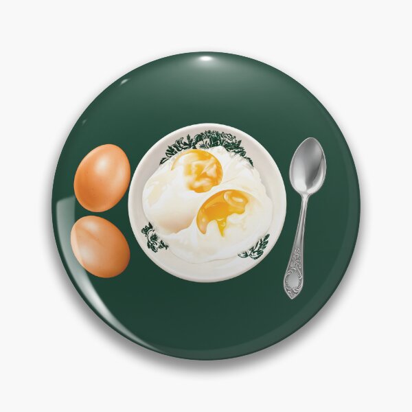 Item preview, Asian Kopitiam Plate Of Soft Boiled Eggs designed and sold by Alicia Chee.