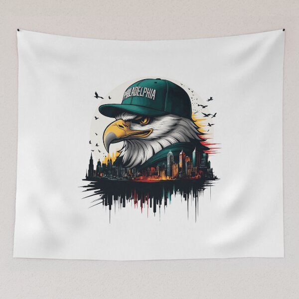 Item preview, Philly City Eagle Skyline Graphic Tee designed and sold by llaRudicil8.