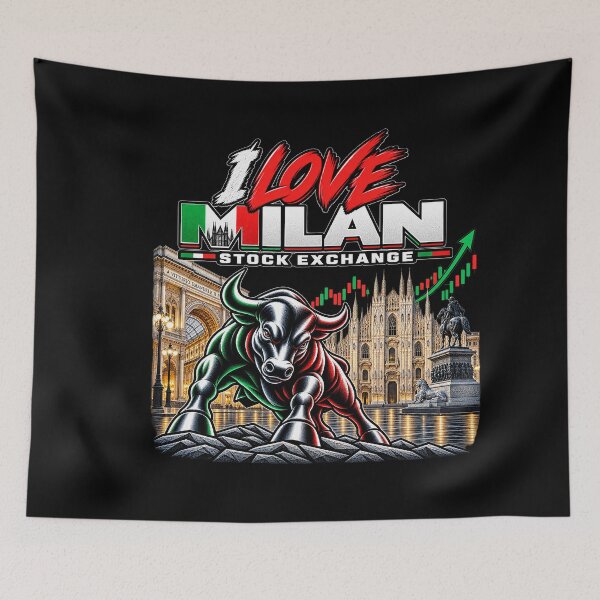Item preview, I Love Milan Stock Exchange Bull designed and sold by NOVYXEL.
