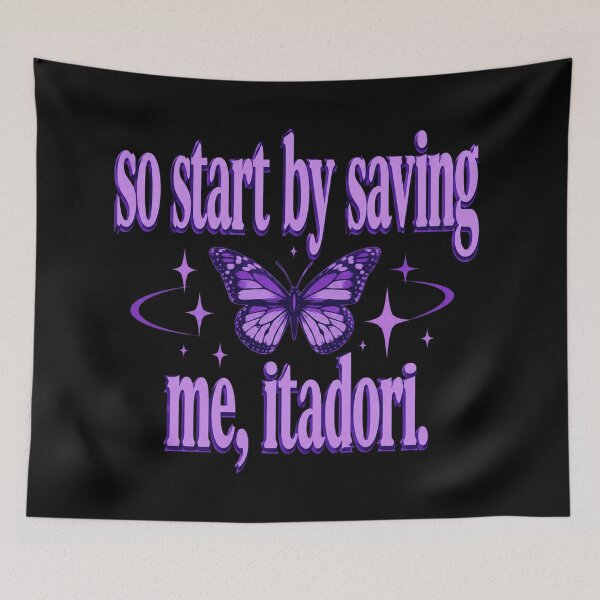 Item preview, Save Me Itadori Butterfly designed and sold by CampfieldliArts.