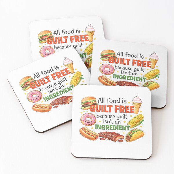 Item preview, All Food is Guilt Free Funny Summer Foods Lover T-Shirt designed and sold by Model-Yoys.