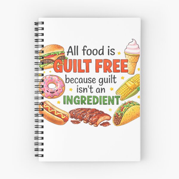 Item preview, All Food is Guilt Free Funny Summer Foods Lover T-Shirt designed and sold by Model-Yoys.
