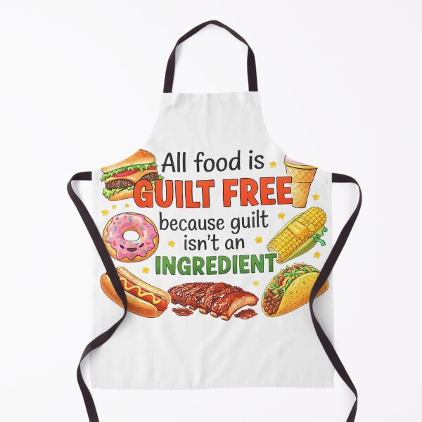Item preview, All Food is Guilt Free Funny Summer Foods Lover T-Shirt designed and sold by Model-Yoys.