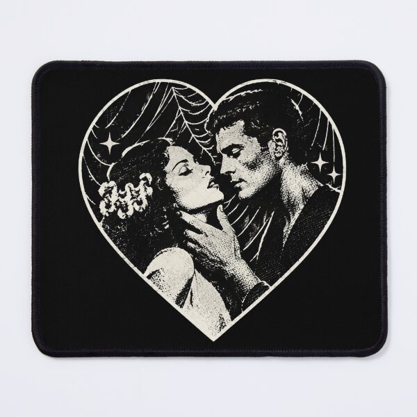 Item preview, Frankenstein and Bride Gothic Heart for Horror Fans designed and sold by cdenning1988.