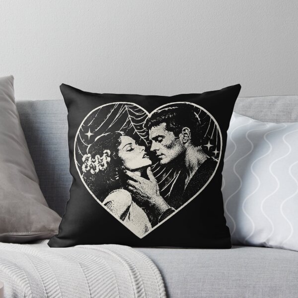 Item preview, Frankenstein and Bride Gothic Heart for Horror Fans designed and sold by cdenning1988.