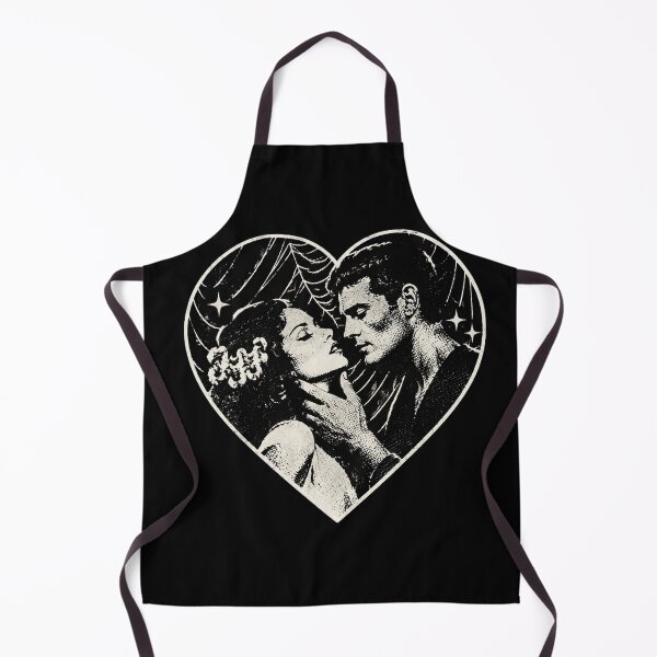 Item preview, Frankenstein and Bride Gothic Heart for Horror Fans designed and sold by cdenning1988.