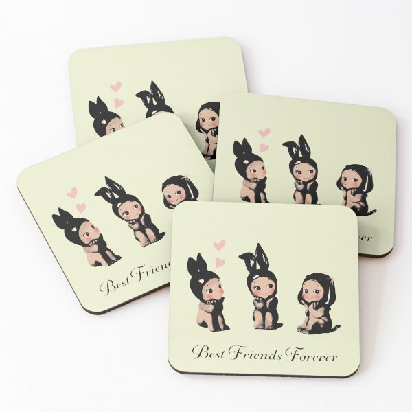 Item preview, Best Friends Forever Bunny Girls designed and sold by crawfordgodfrey.