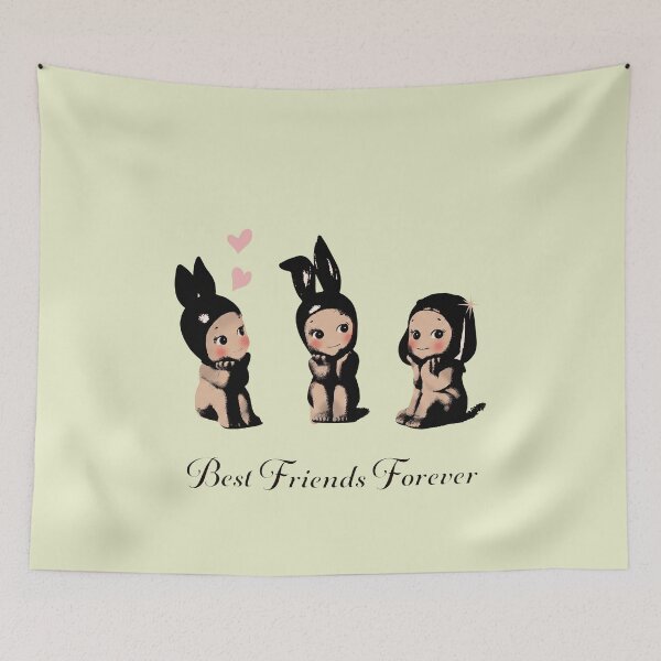 Item preview, Best Friends Forever Bunny Girls designed and sold by crawfordgodfrey.