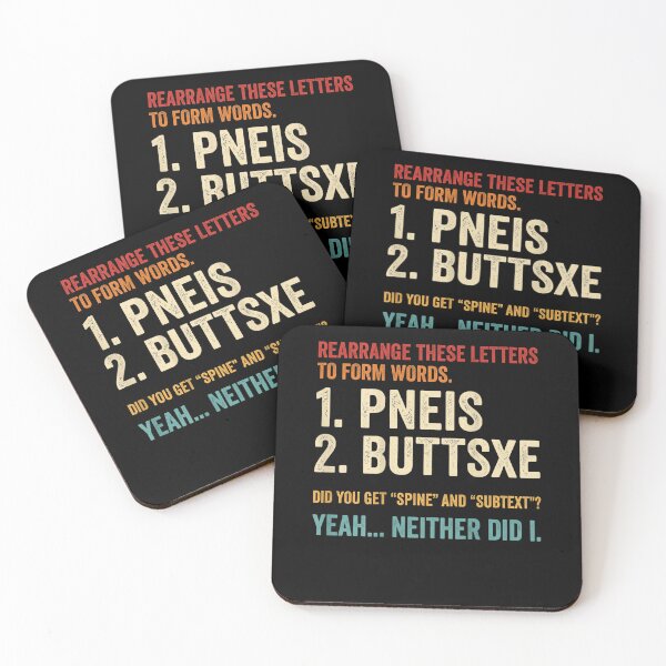 Item preview, (On Back) Rearrange These Letters to Form Words Retro designed and sold by KristenSabol.