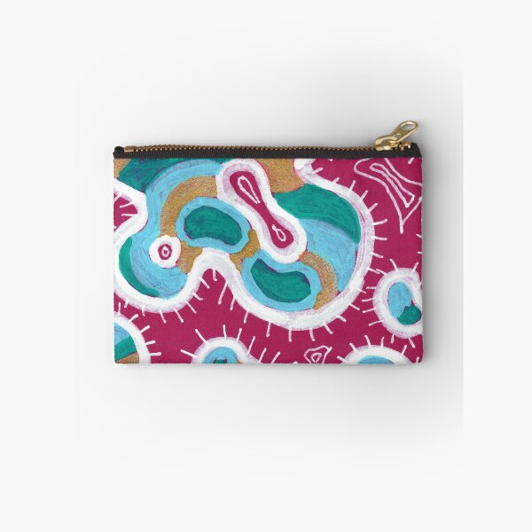 Item preview, Abstract Organic Cells Pattern – Grape & Green designed and sold by Fani*.