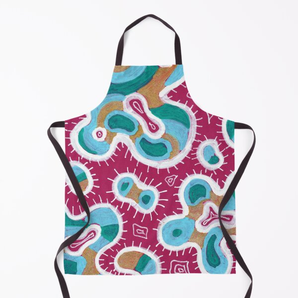 Item preview, Abstract Organic Cells Pattern – Grape & Green designed and sold by Fani*.