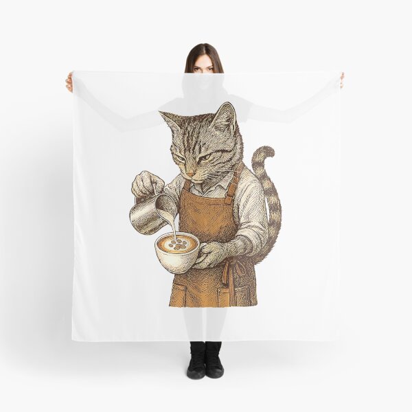 Item preview, Cat Barista Coffee Lover Funny Vintage Cafe Art T-Shirt designed and sold by TheStephenBolin.