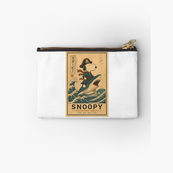 Item preview, Snoopy Riding Shark  Japanese Style  designed and sold by SkySnugs.