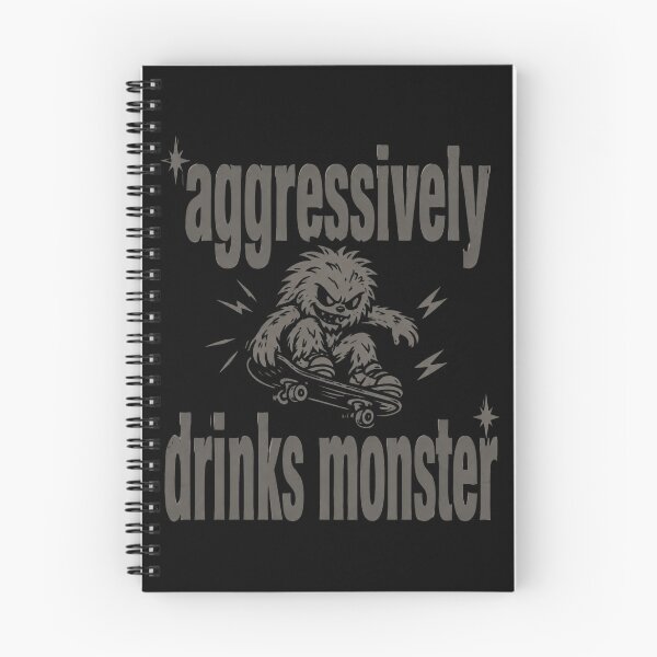 Item preview, Aggressively Drinks Monster Skateboard Graphic designed and sold by celinamnxngol.