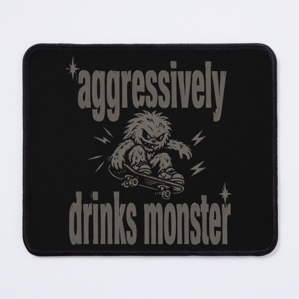 Item preview, Aggressively Drinks Monster Skateboard Graphic designed and sold by celinamnxngol.