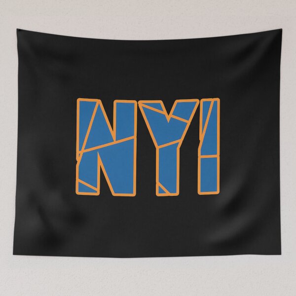 Item preview, NYI Fragmented Bold Blue Orange Urban Style designed and sold by kaylasayers.
