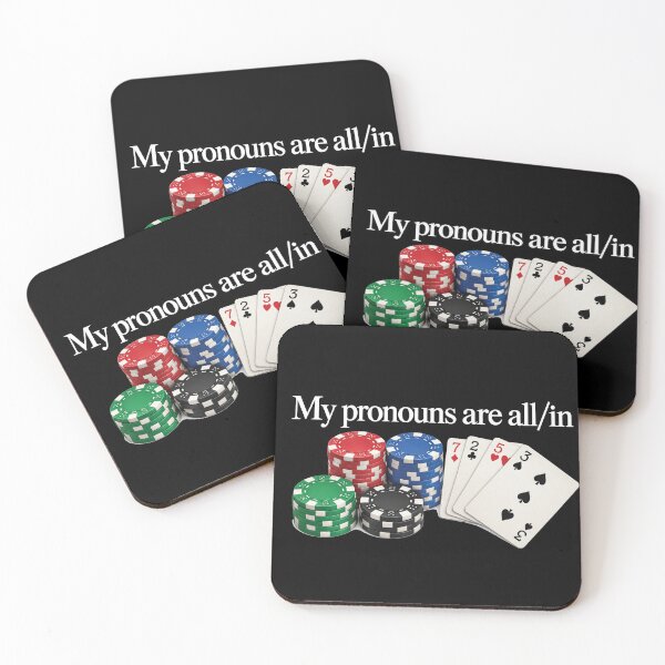 Item preview, My Pronouns Are All In Funny Poker Meme Sarcastic Gambling Gag Retro Poker 2 designed and sold by modoodles357.