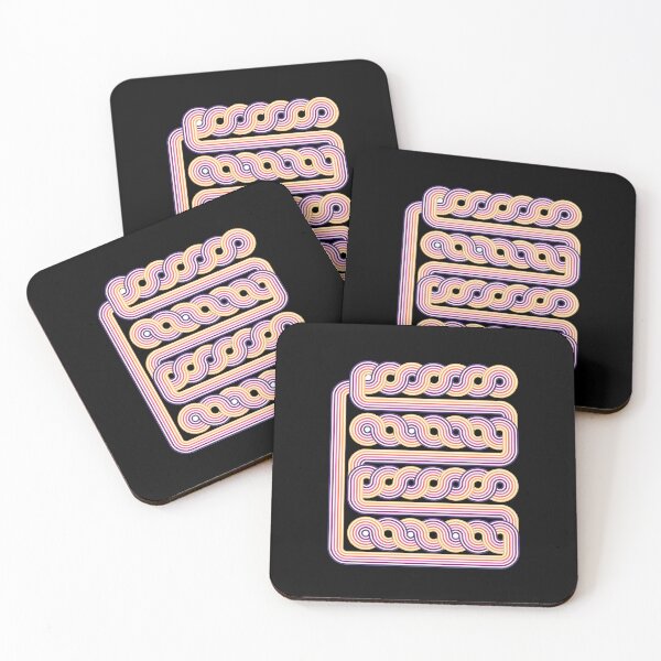 Item preview, Retro Loop Pattern Abstract Art designed and sold by helencacu.