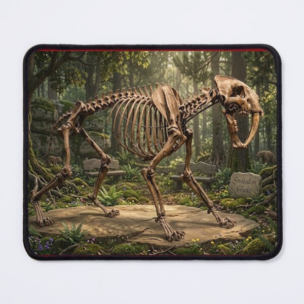 Item preview, sabre tooth cat designed and sold by GAWPAWshop.