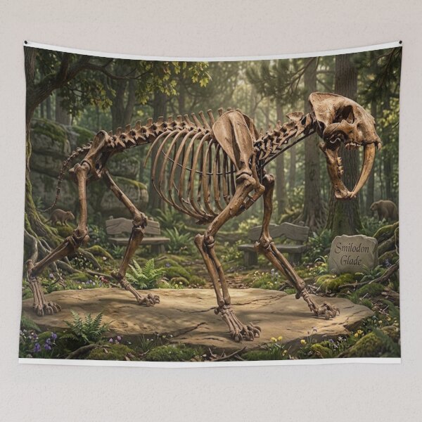 Item preview, sabre tooth cat designed and sold by GAWPAWshop.