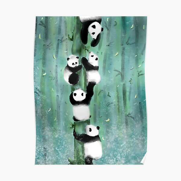 Panda Playtime Poster