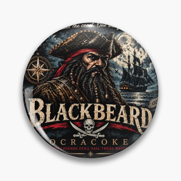 Item preview, Blackbeard — Haunted Coast Ocracoke Legend designed and sold by The Coastal Route.