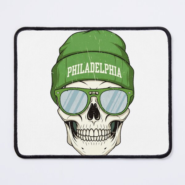 Item preview, Philly Skull Beanie Shades Retro Graphic Tee designed and sold by yabrookings.