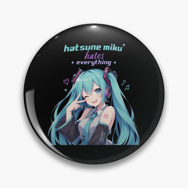 Item preview, Hatsune Miku Hates Everything designed and sold by ChanelHowell.