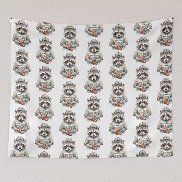 Item preview, Raccoon Fantasy Football designed and sold by Roy & Tiffany.