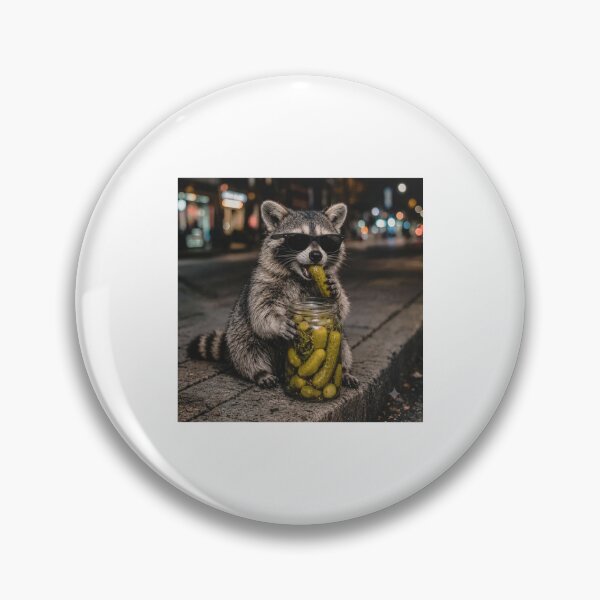 Item preview, Raccoon Eating Pickles designed and sold by caruku666.