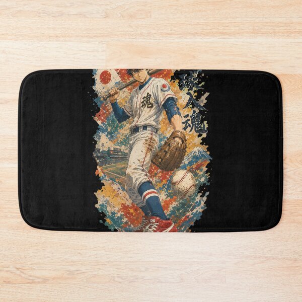 Item preview, Japanese Anime Baseball Player Splatter Art designed and sold by TERESTERKE.
