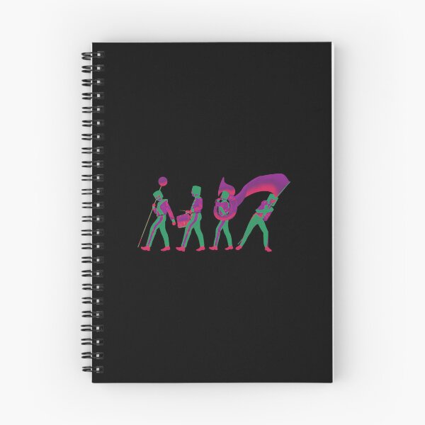 Item preview, Marching Band Silhouettes Neon  designed and sold by CARLOSWILLA.