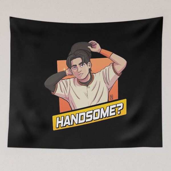 Item preview, Handsome Baseball Player Anime Style  designed and sold by TERESTERKE.